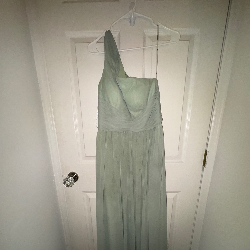 Beautiful Sage Green Bridal Dress